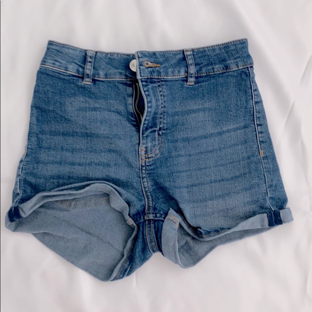 Denim shorts